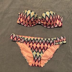 Victoria Secret strapless bikini set